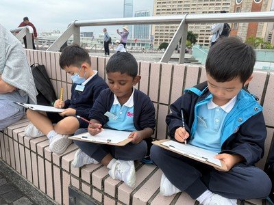 維港海旁寫生活動